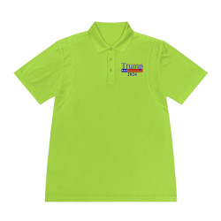 Trump Polo Make America Great Again 2024 White +6 NO FEEL Dye Printing