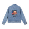 Trump Never Surrender Denin Jacket 2024
