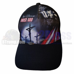 One Nation Under God Jesus Cap Hat Trump President